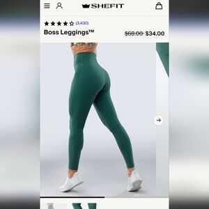 SHEFIT High-Waisted Boss Leggings